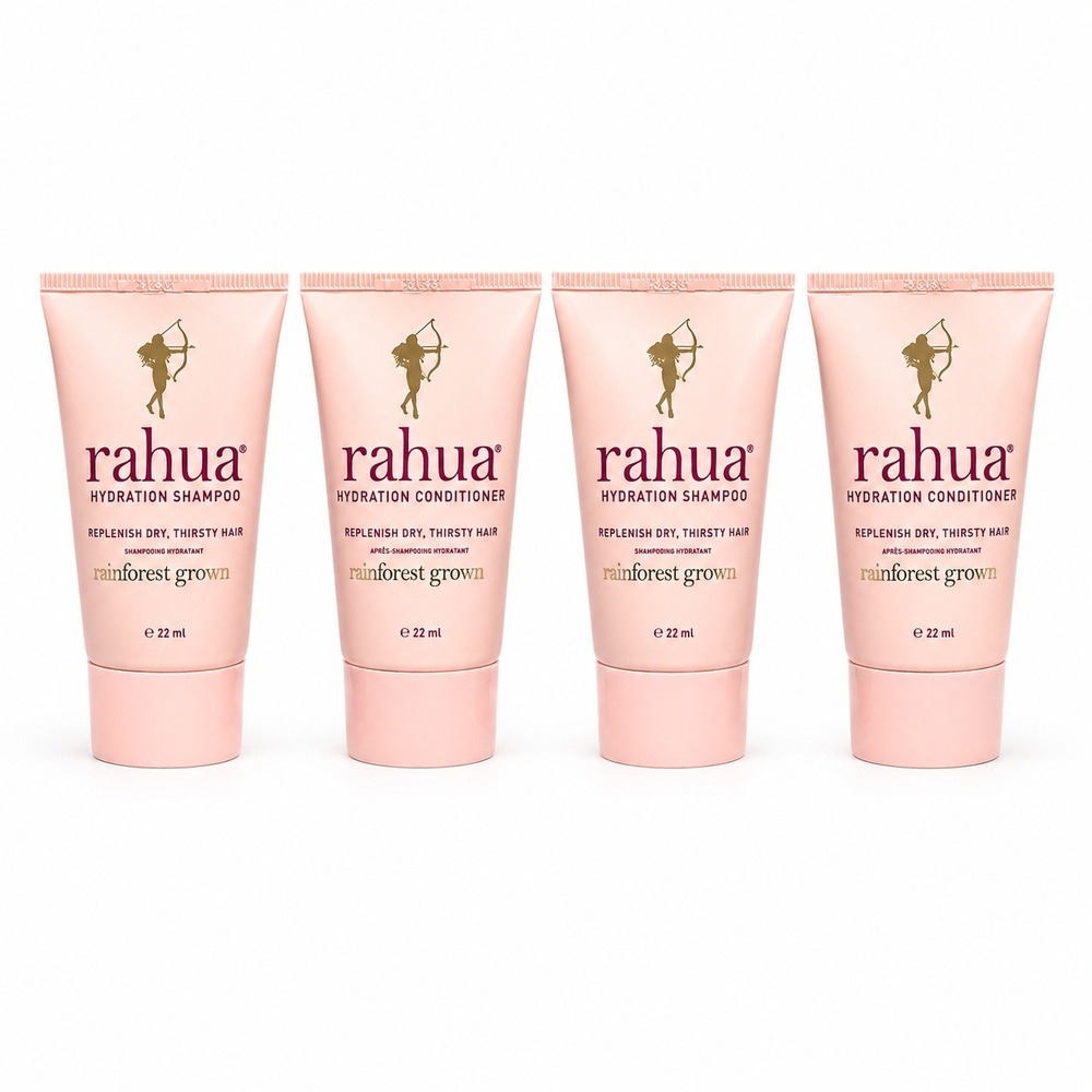 Rahua Hydration Shampoo & Conditioner Travel Set 4pc 22ml Rainforest Grown